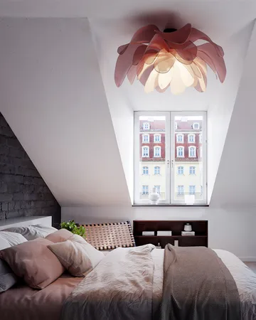 Lou Lou ceiling Ø80 cm - 粉色 - By Rydéns