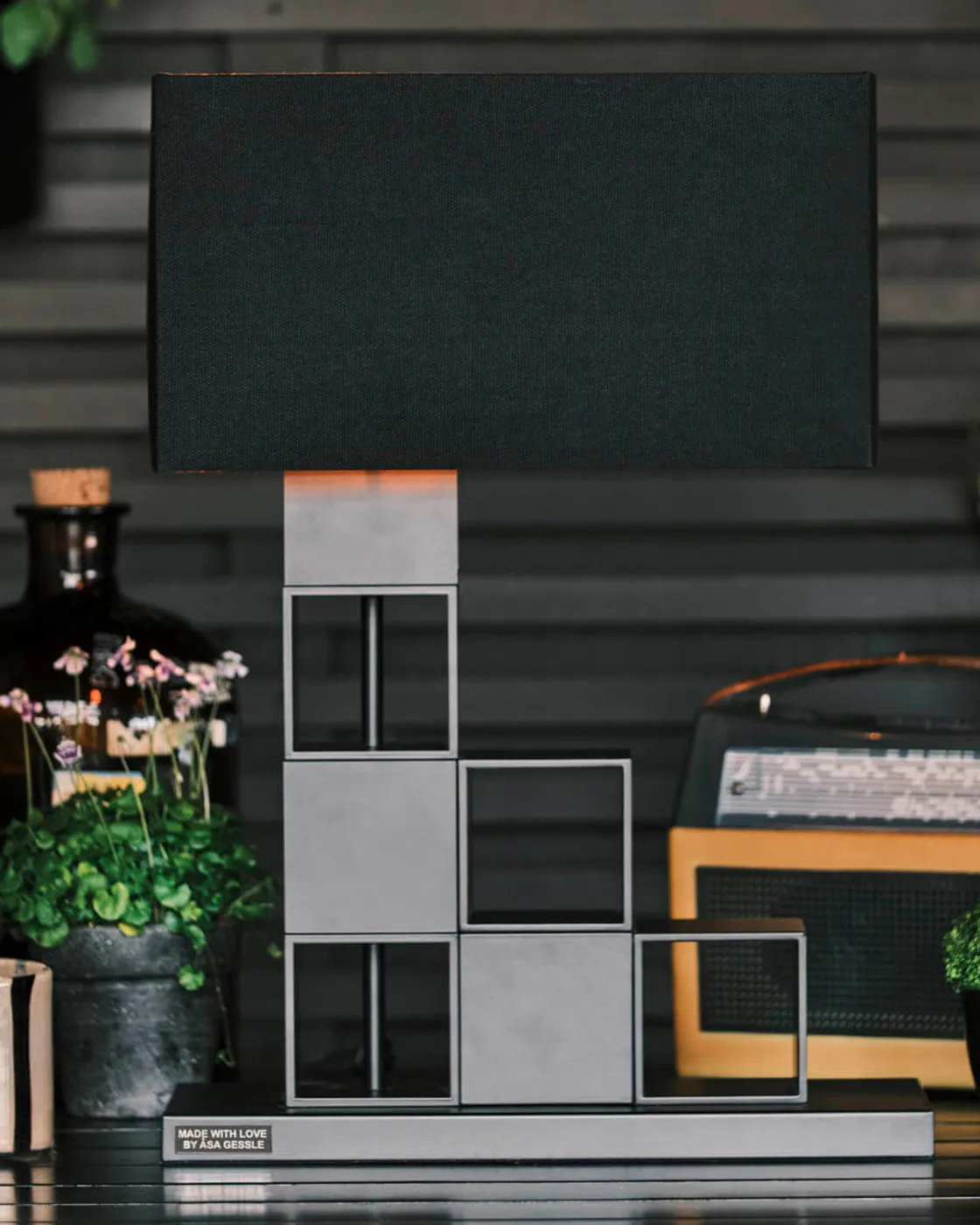 Love Is All 台灯 55,5 cm, 哑光 黑色 By Rydéns