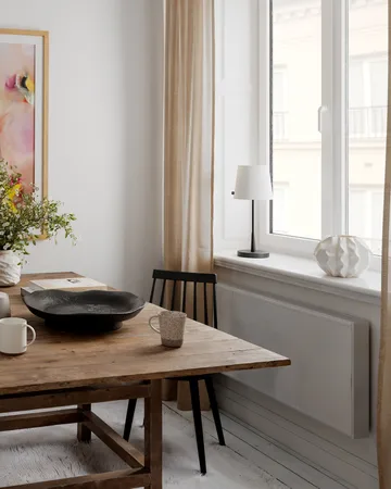 Lumi 台灯 48,5 cm - 哑光 黑色-白色 - By Rydéns