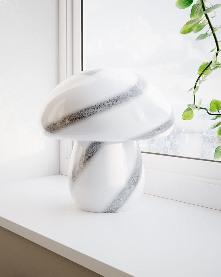 Mira Mushroom 台灯 30 cm, 白色-黑色 By Rydéns