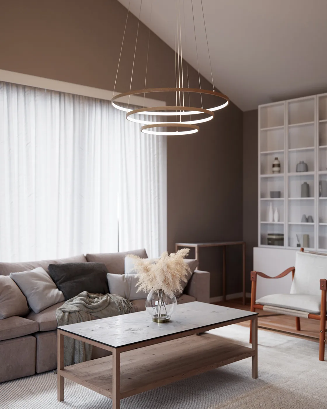 Trione 天花板灯 Ø80 cm, Nature By Rydéns