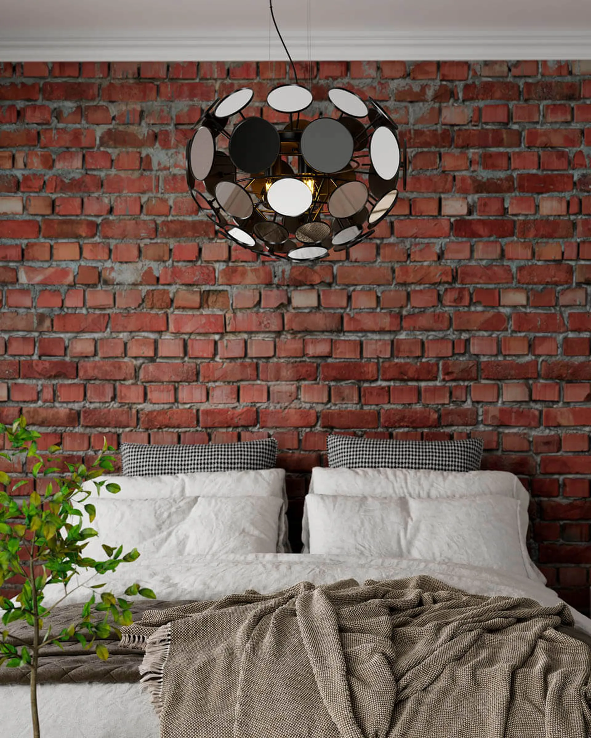 Vanita 吊灯 Ø50 cm, Mirror By Rydéns