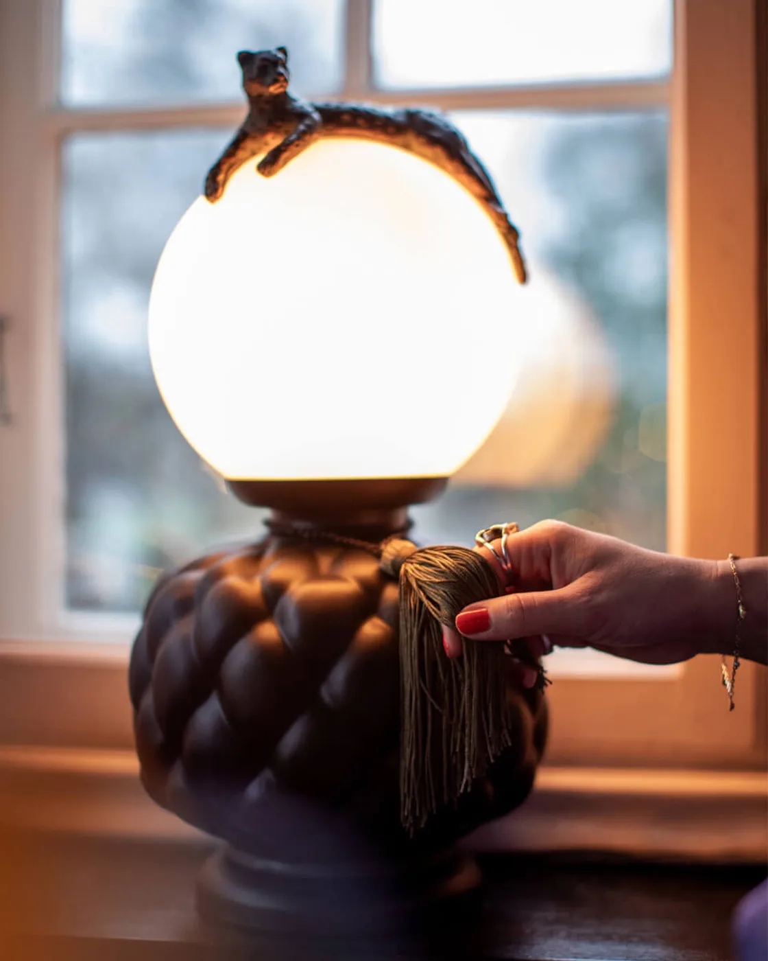 Viva La Diva 台灯 45 cm, 黑色-哑光 白色 By Rydéns