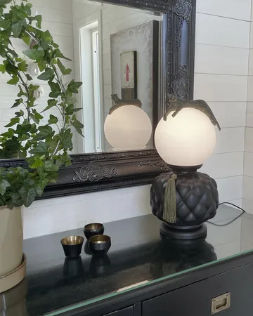 Viva La Diva 台灯 45 cm - 黑色-哑光 白色 - By Rydéns