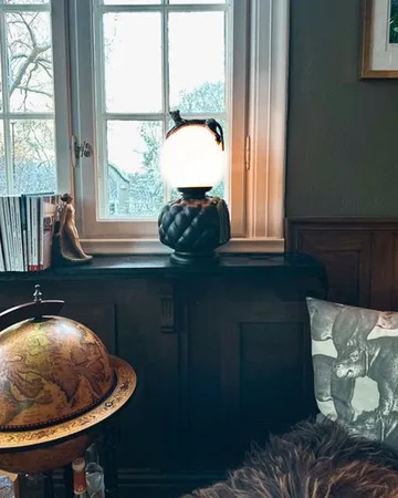 Viva La Diva 台灯 45 cm - 黑色-哑光 白色 - By Rydéns