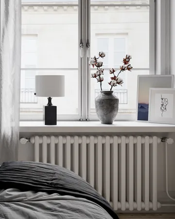 Woody 台灯 41 cm - 黑色-白色 - By Rydéns