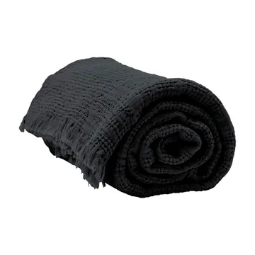 Hilda bedspread 170x180 cm - Coal - byNORD