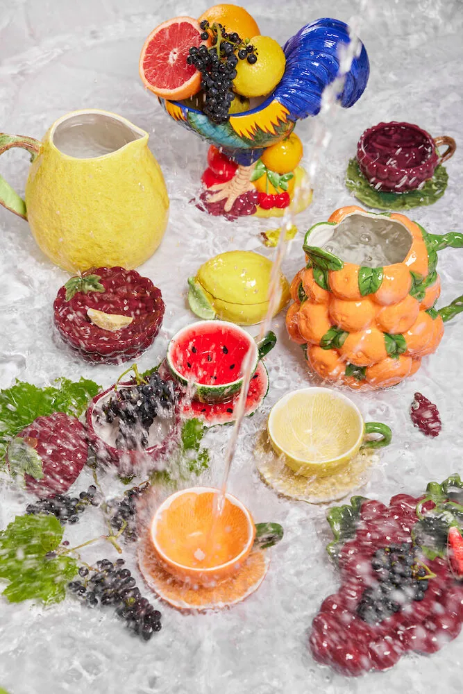 水果系列 陶瓷餐具 水果筷托 4件套, 4件套 Byon