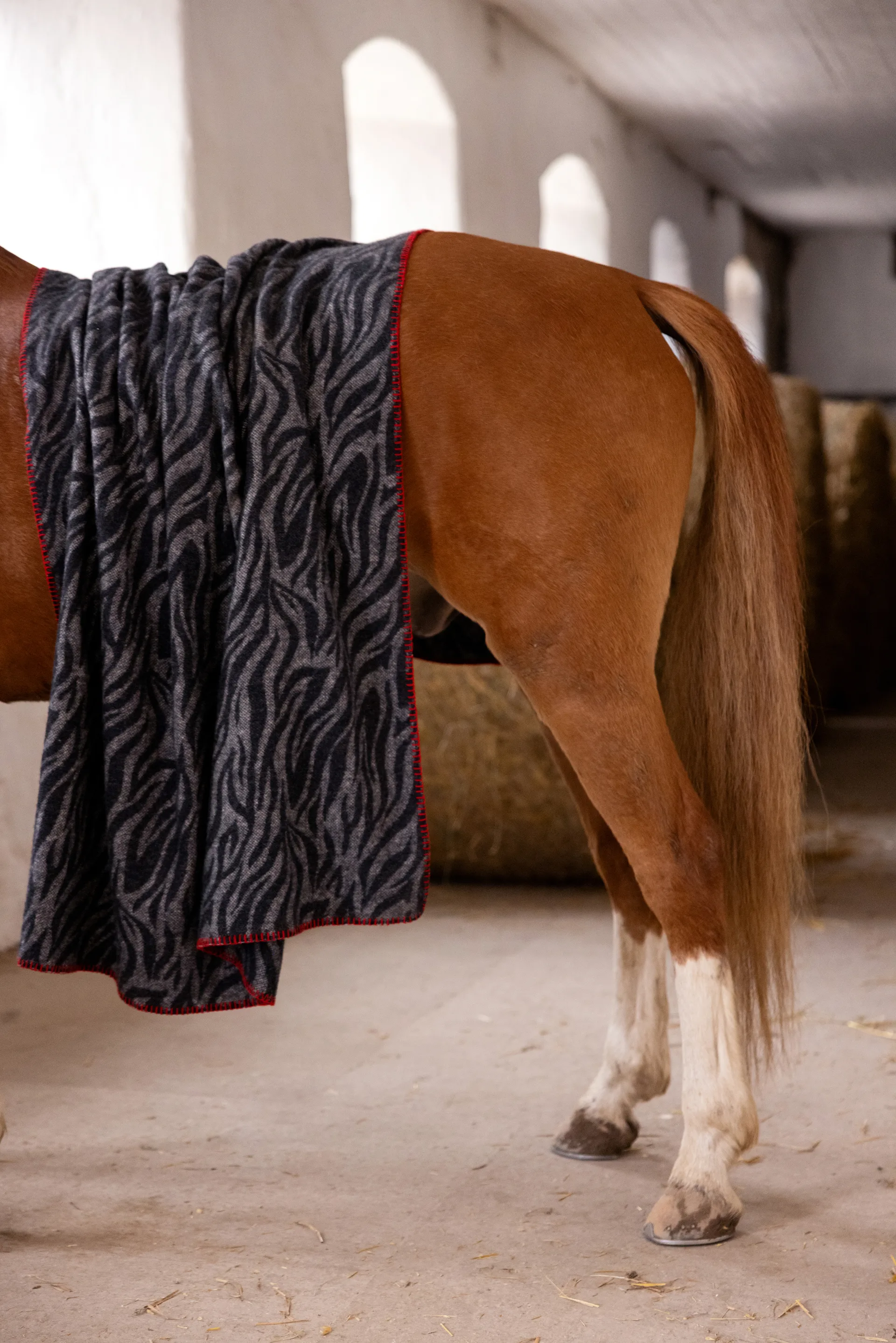 Anima 毯子 130x200 cm, 斑马纹 Byon