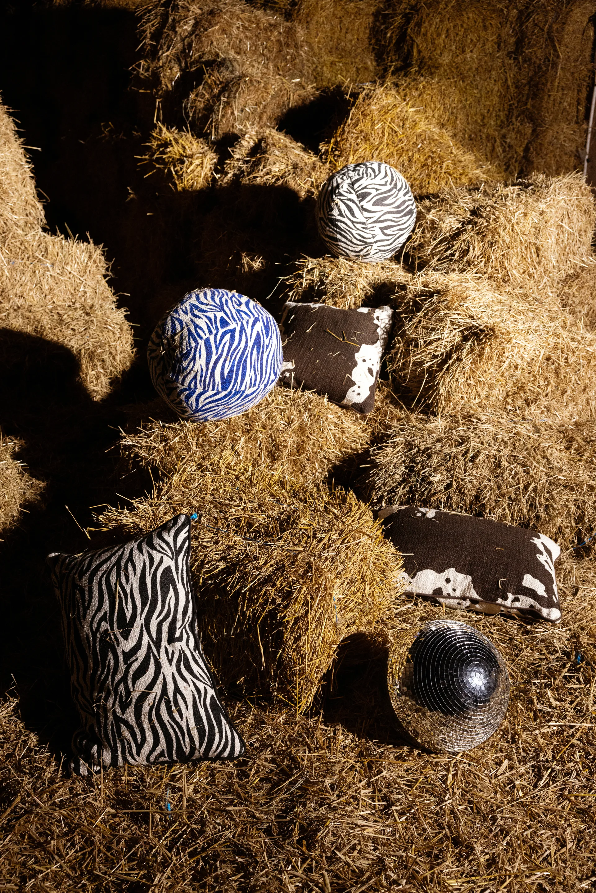 Anima 靠枕|靠垫 L 40x60 cm, 斑马-黑色 Byon