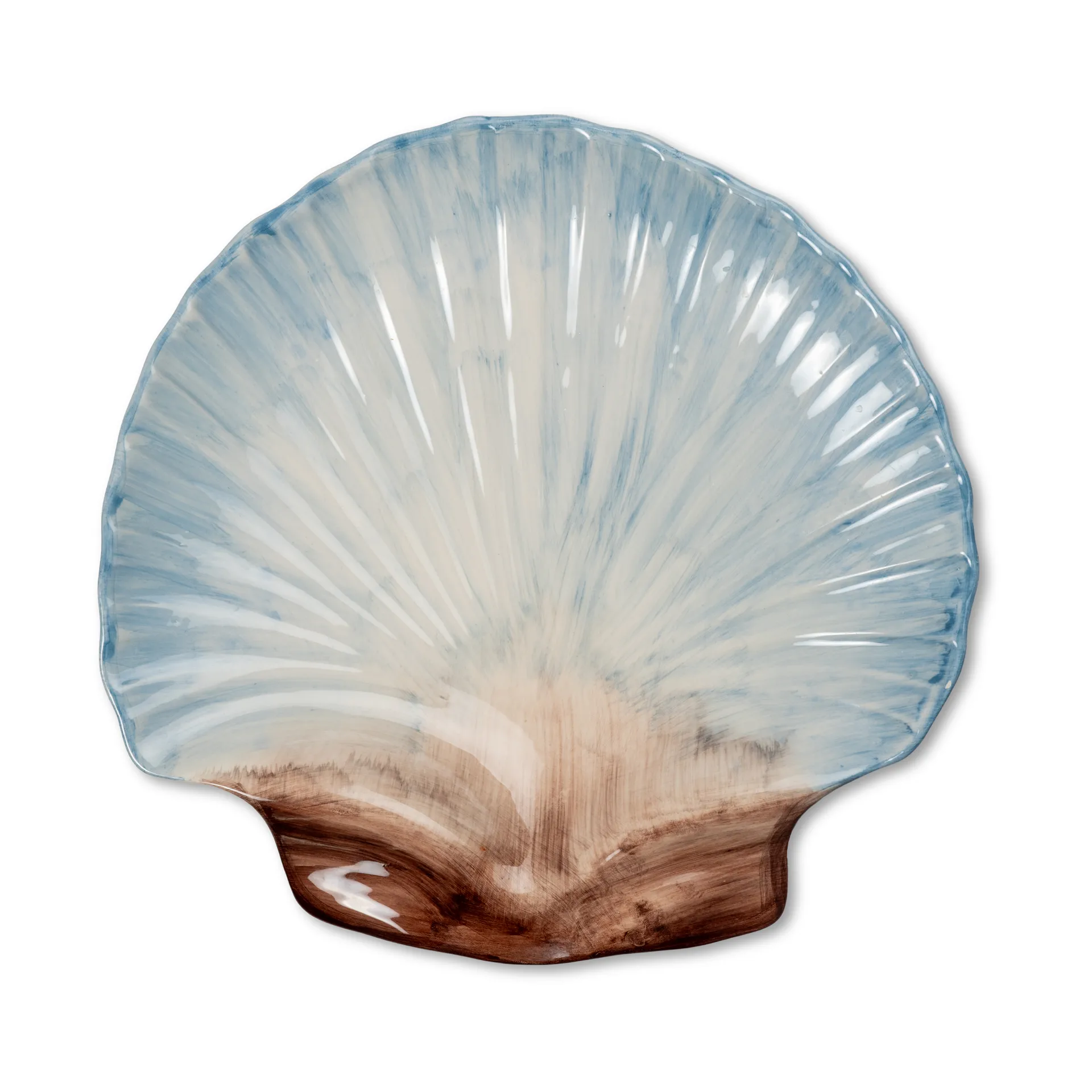 Armona 阿莫娜 海洋系列 贝壳盘 32x32.5cm , 浅蓝 Byon