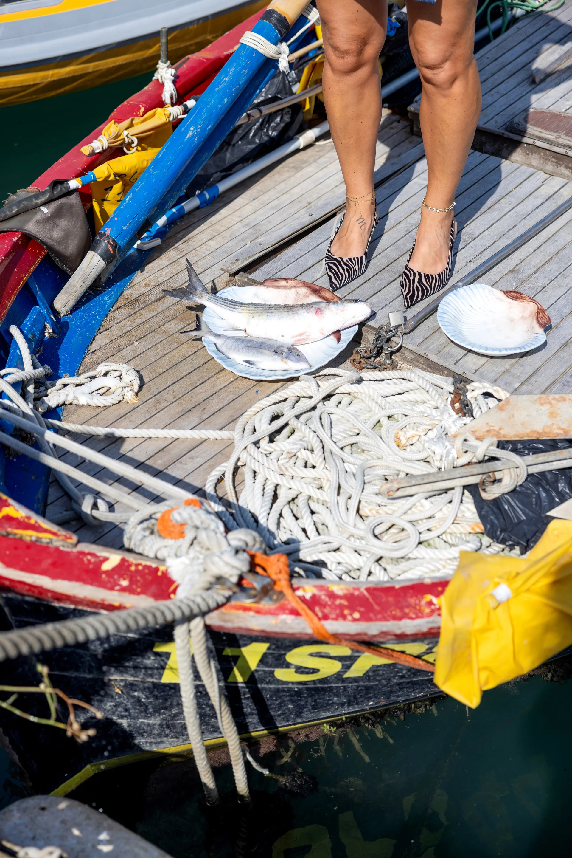 Armona 阿莫娜 海洋系列 贝壳盘 32x32.5cm , 浅蓝 Byon