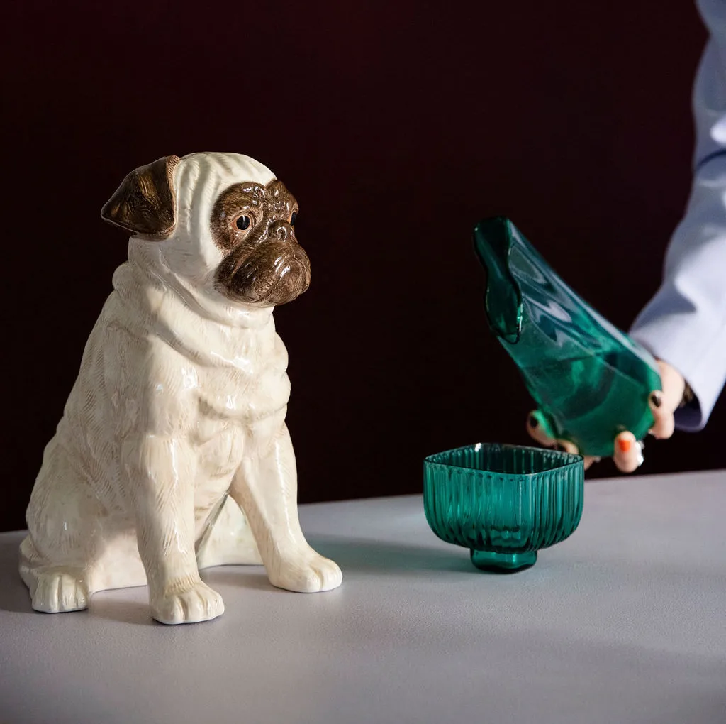 Big Pug decoration 31 cm, 米色 Byon