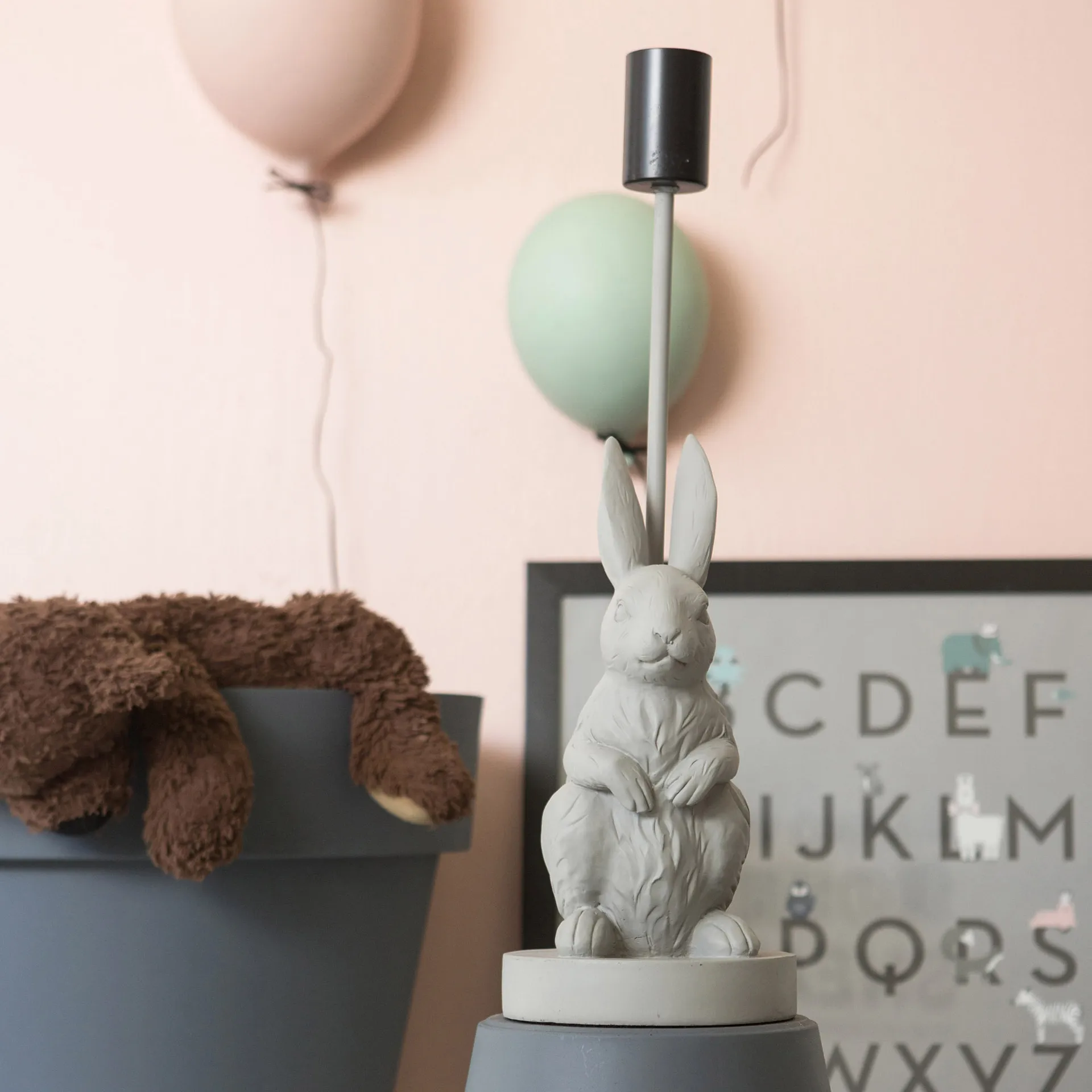 Byon 灯座 animal, Rabbit Byon