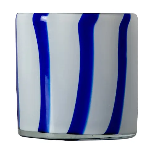 Calore 特小号茶烛台 10cm, 蓝白色 Byon