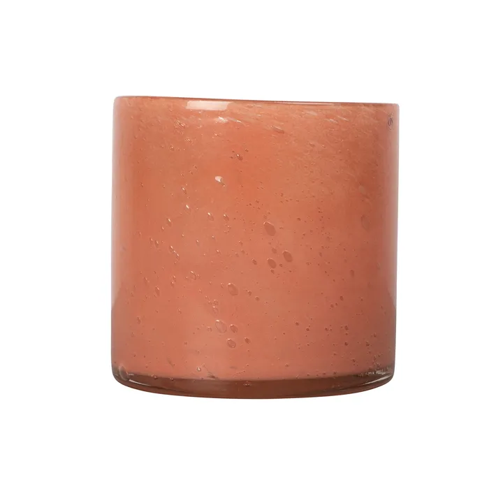 Calore 中号灯笼花瓶 直径15cm - 珊瑚色 - Byon