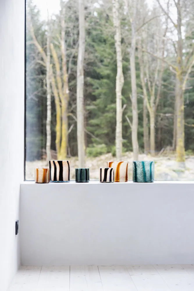 Calore 烛台-花瓶 M Ø15 cm, 黑色-米色 Byon