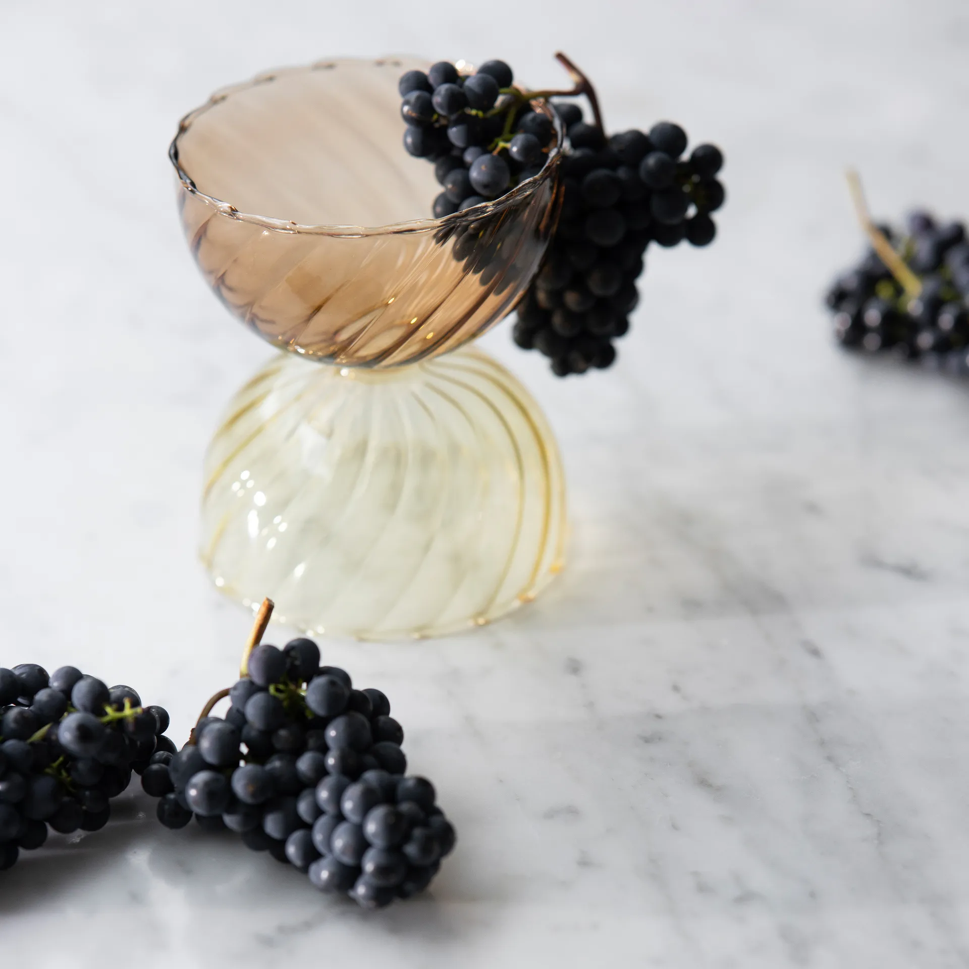 Carameli 碗  13 cm, 橘色-米色 Byon