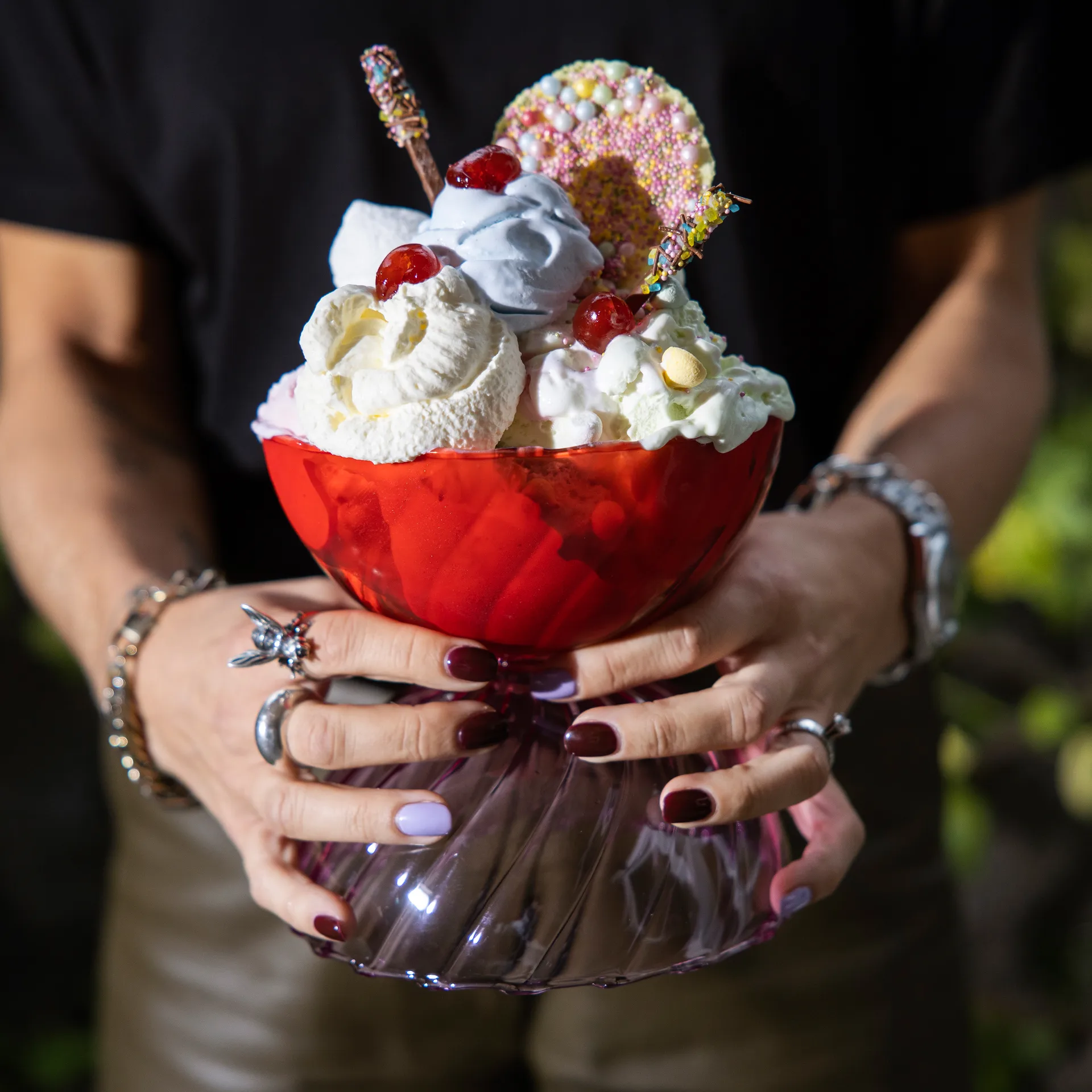 Carameli 碗  16 cm, 粉色-红色 Byon