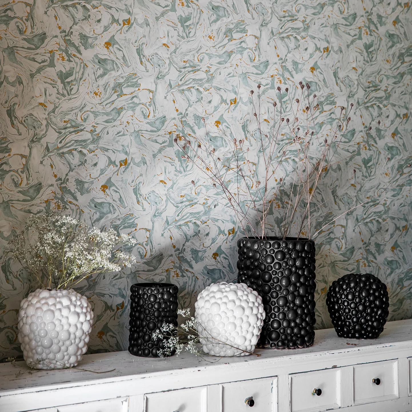 Celeste 花瓶 26 cm, 白色 Byon