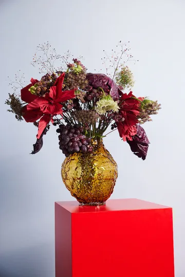 Corallo 花瓶 M 26x28x27cm - 浅琥珀色 - Byon