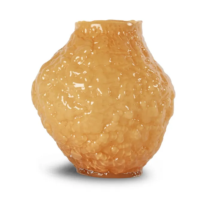 Corallo 花瓶 M 26x28x27cm - 黄色 - Byon