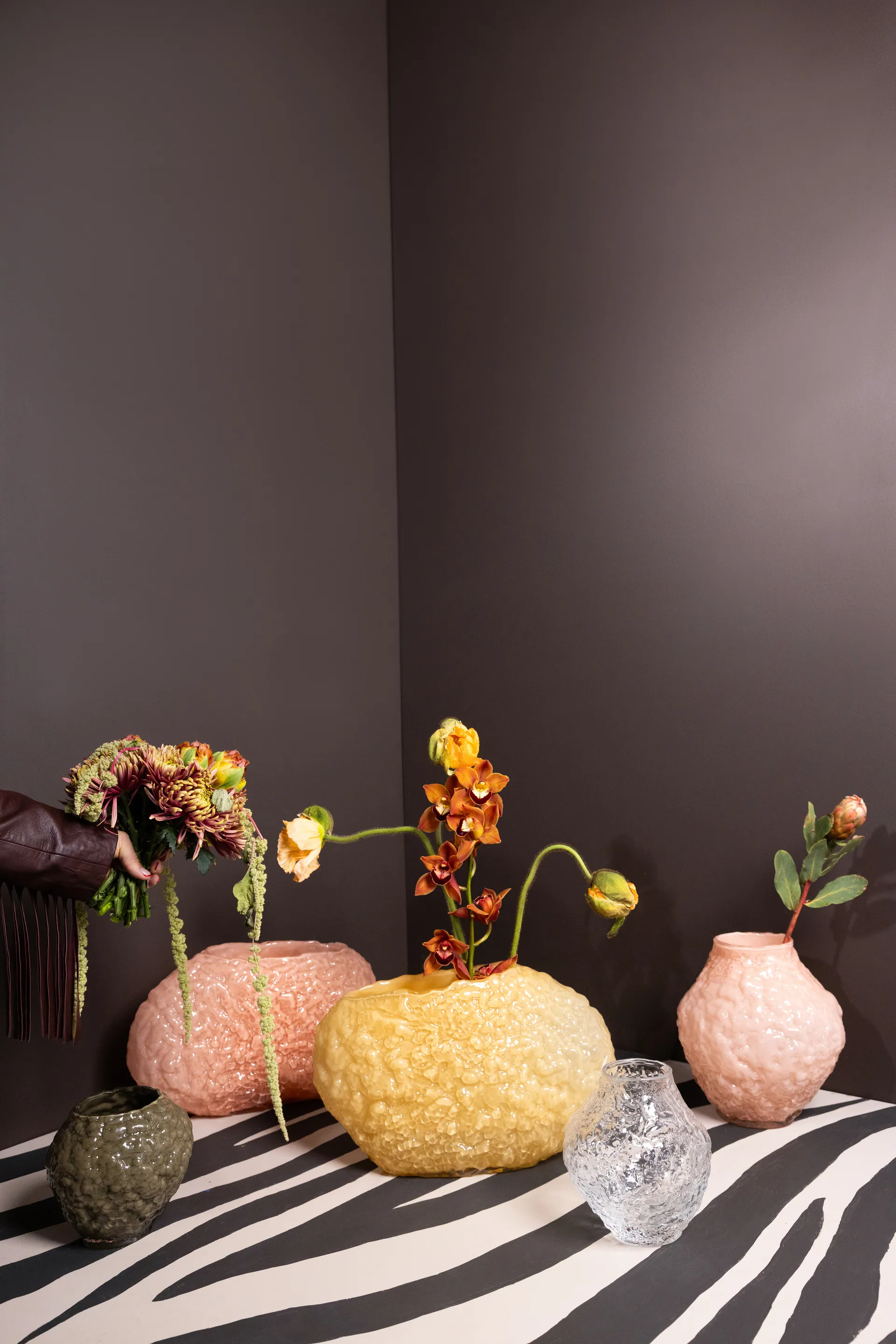 Corallo 花瓶 XS 19x17x17.5 cm, 绿色 Byon