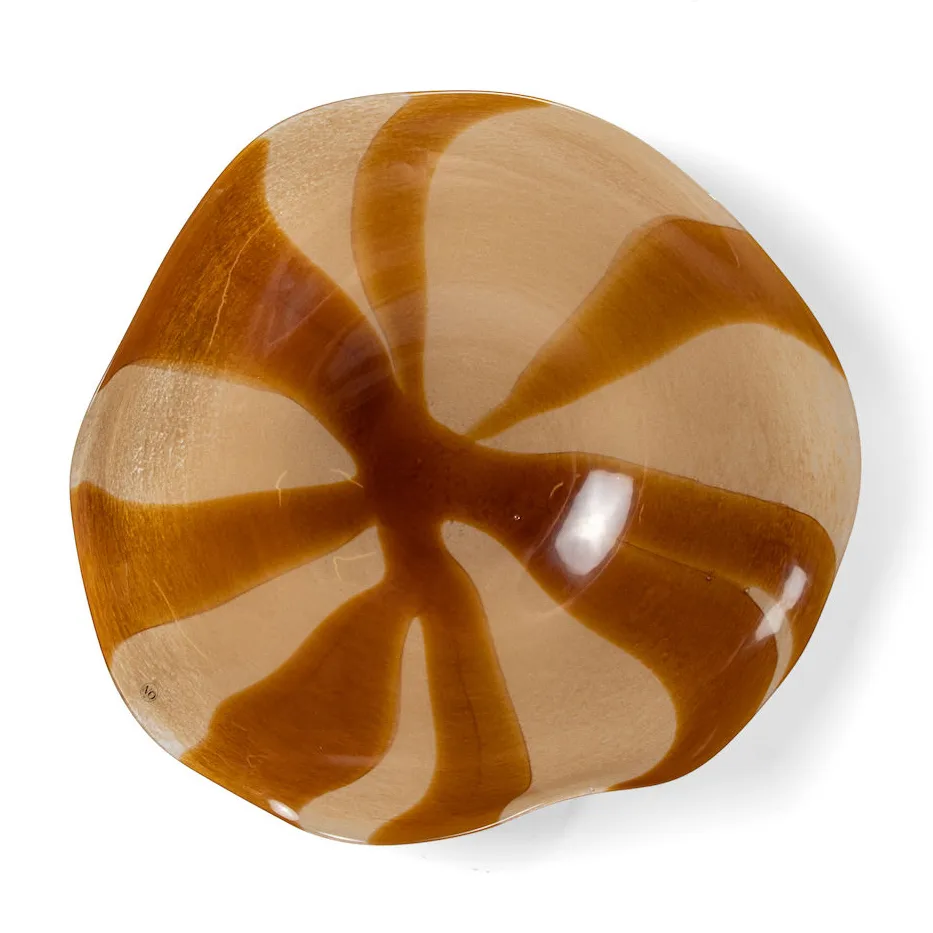 Curve 碟 brown-beige, L Byon