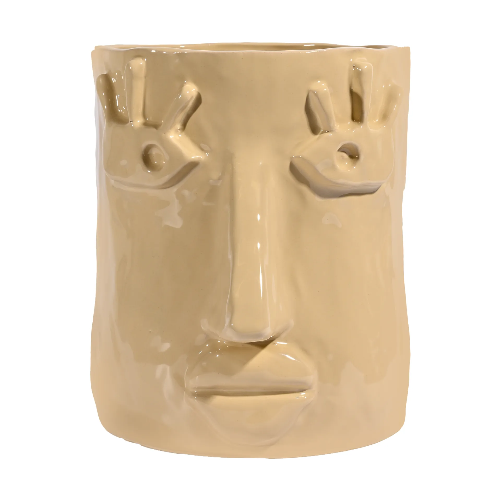 Facy 大号花盆 24x19x22cm, 米色 Byon