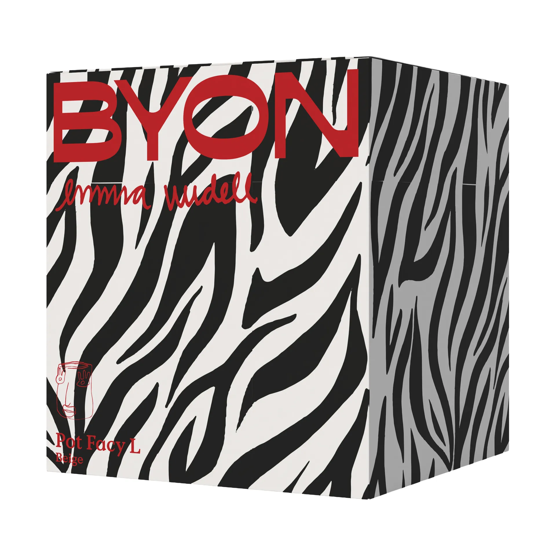 Facy pot L 24x19x22 cm, 米色 Byon