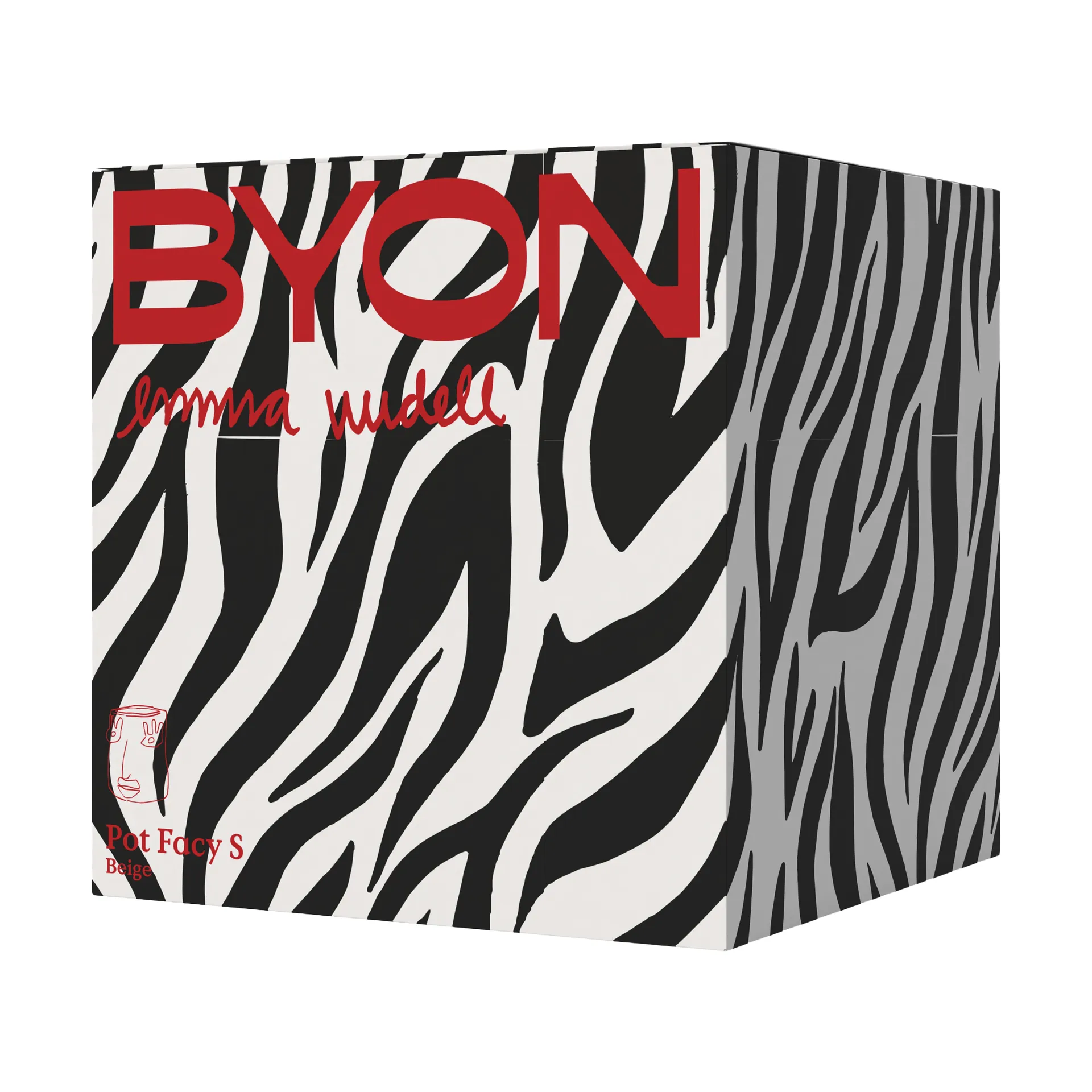 Facy pot S 15.5x12x15 cm, 米色 Byon