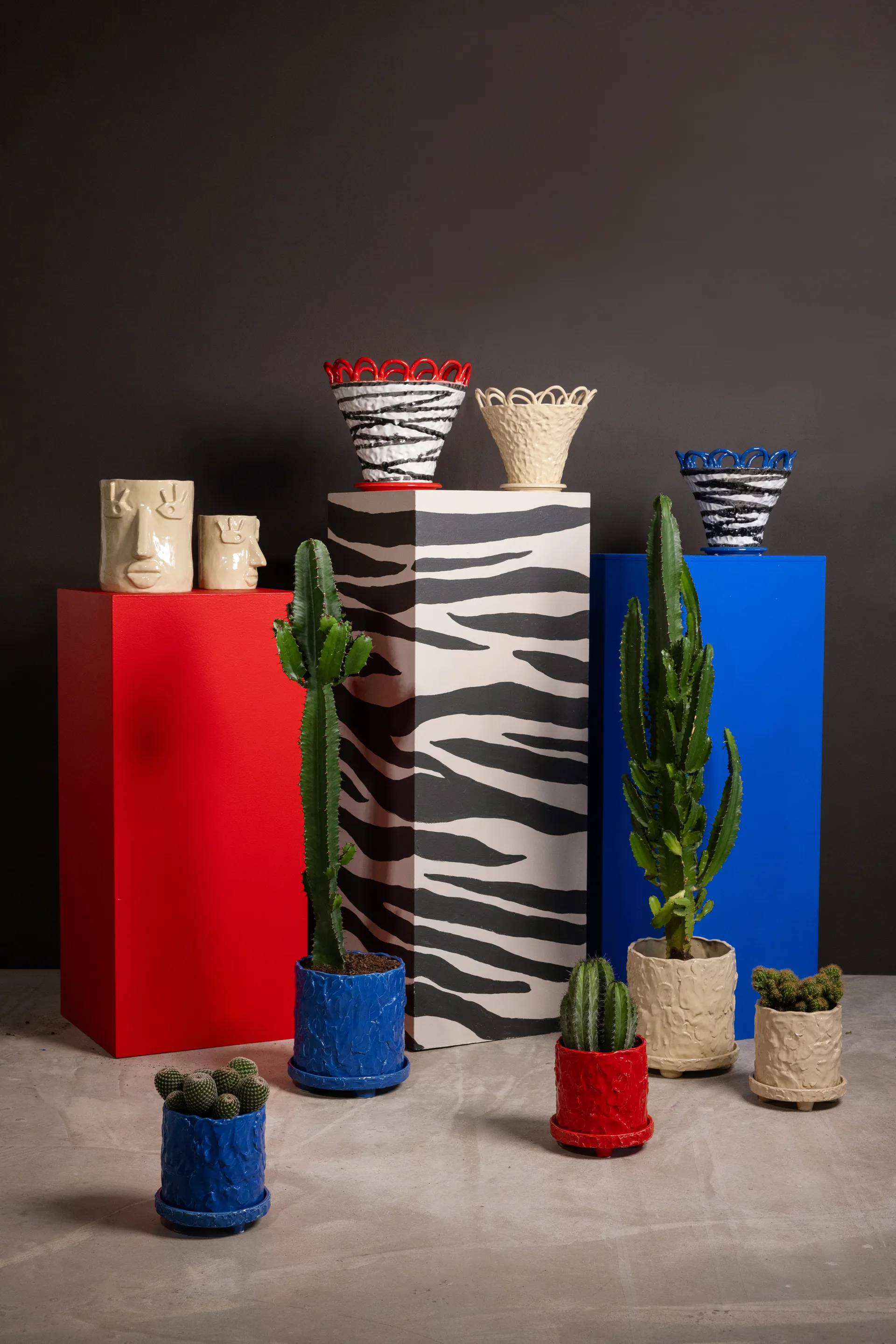 Facy pot S 15.5x12x15 cm, 米色 Byon