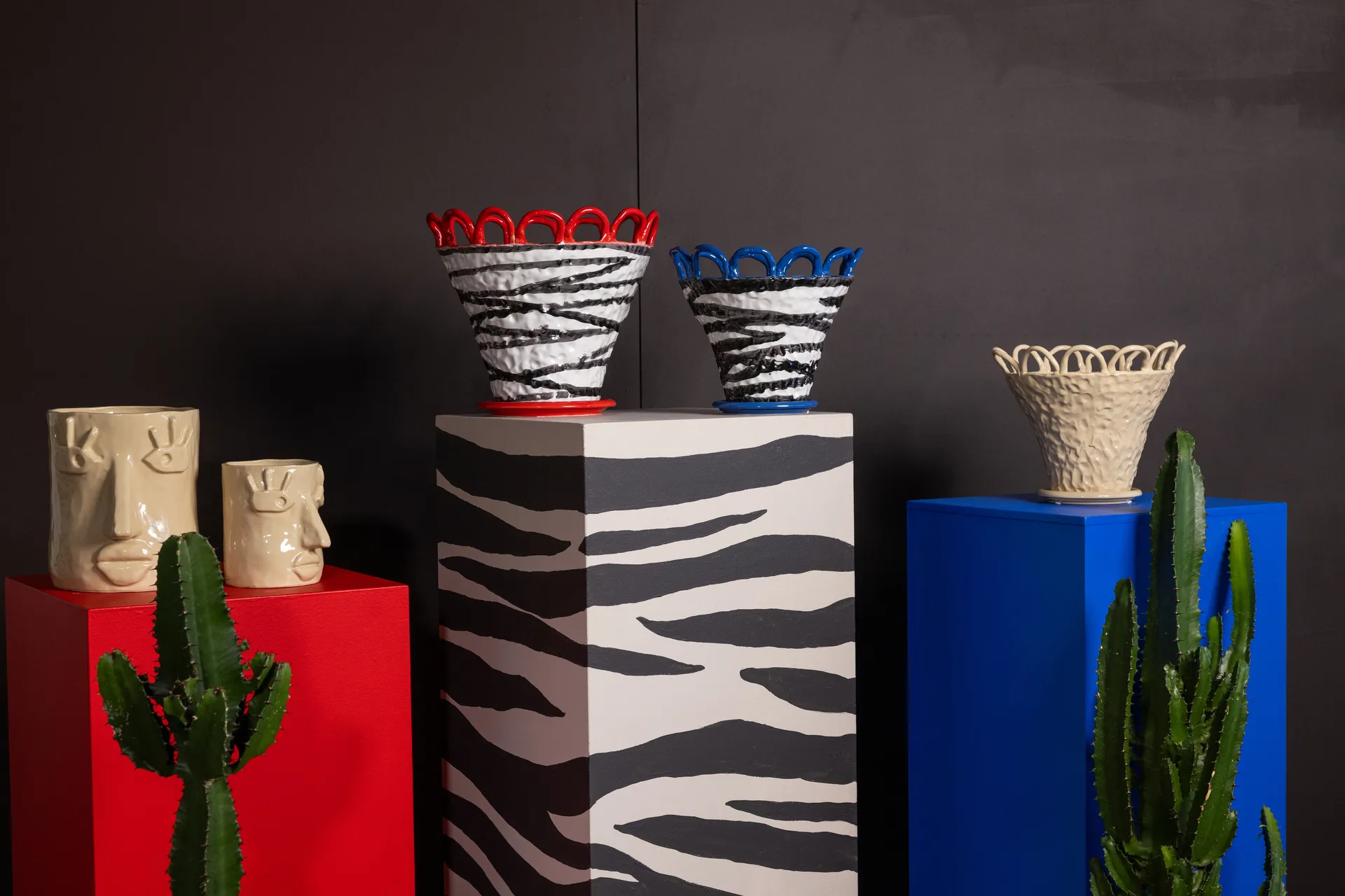 Facy pot S 15.5x12x15 cm, 米色 Byon