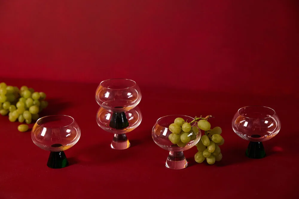 Indy 玻璃 24 cl 两件套装, Clear Byon