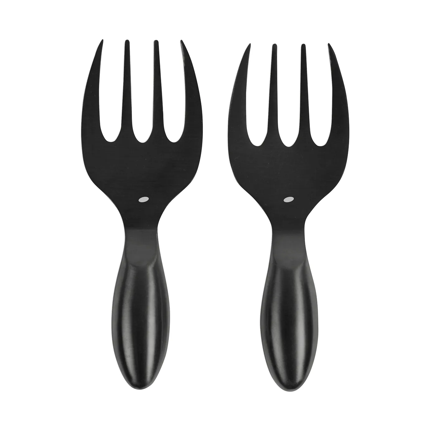 Insalata salad 餐具 cutlery 2 pieces, 黑色 Byon