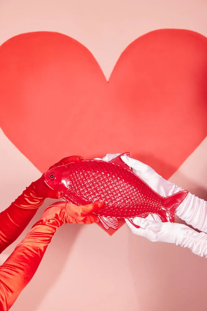 Kai 盘子 21x36 cm, 酒红色 红色 Byon