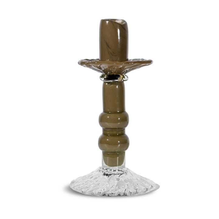 Lara 烛台 S 22 cm - 绿色-透明 - Byon