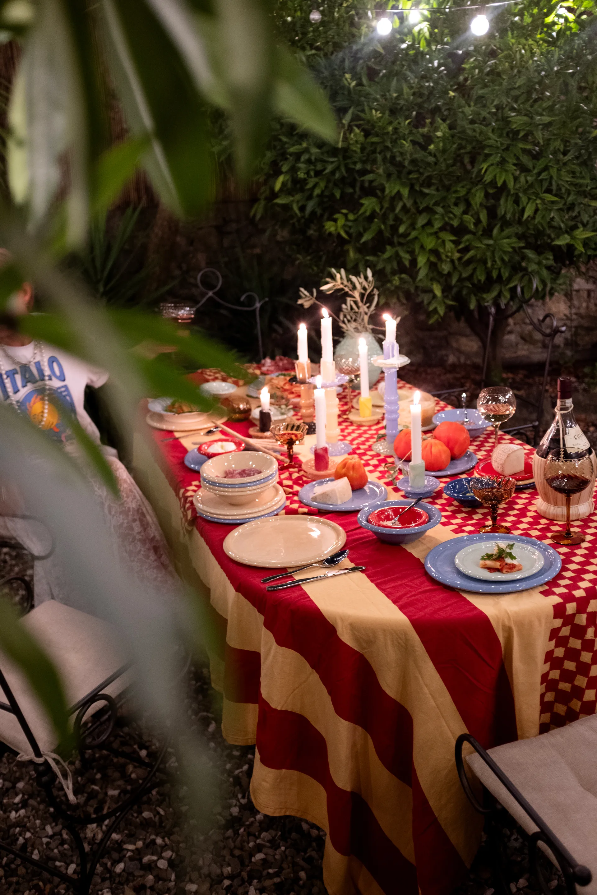 Lara 烛台 XS 9 cm, 酒红色 红色-粉色 Byon