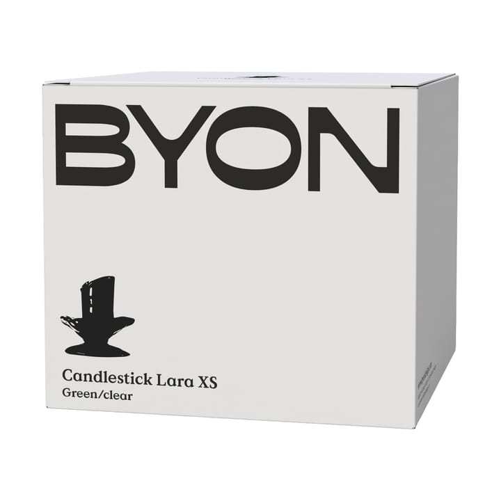 Lara 烛台 XS 9 cm, 绿色-透明 Byon