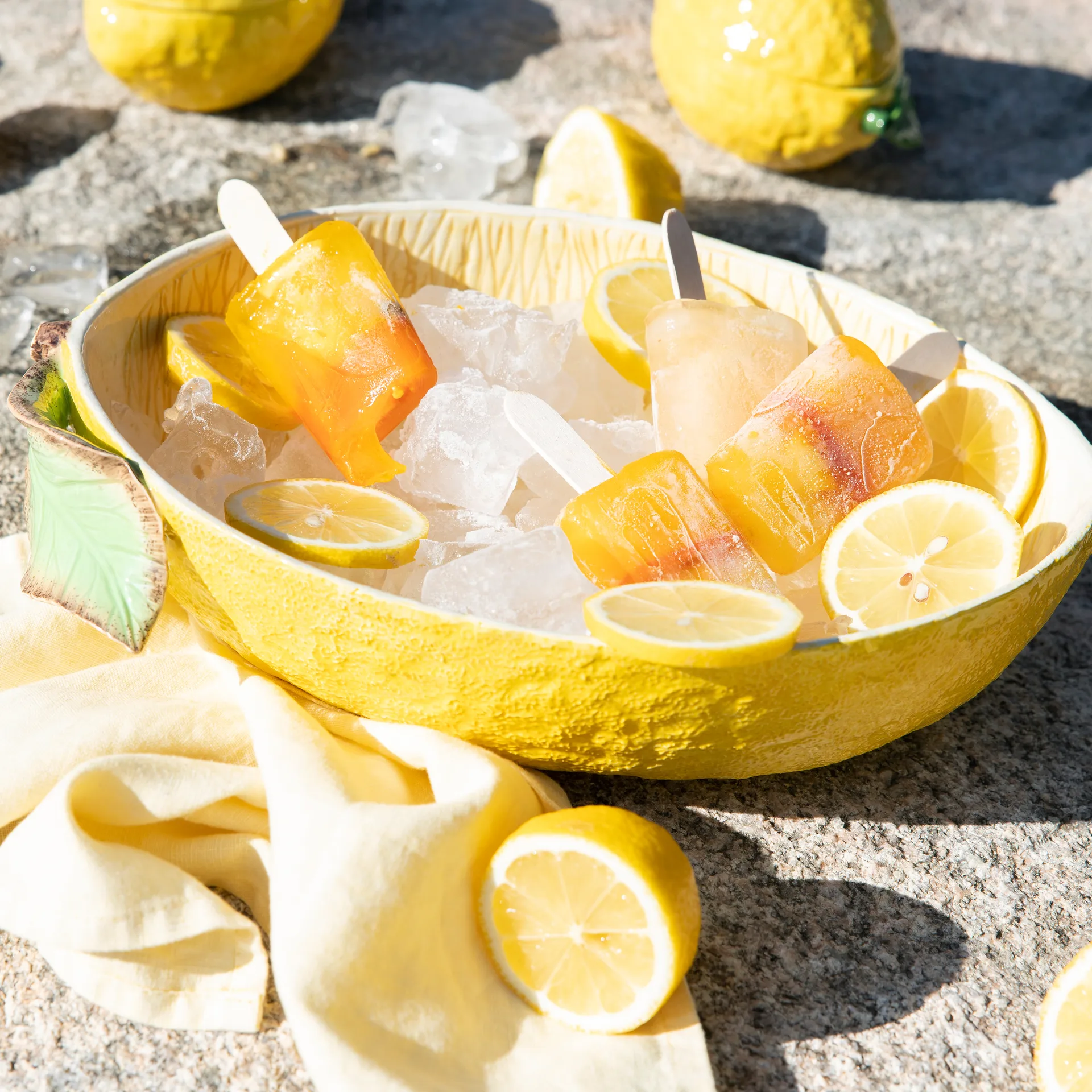 Lemon 碗  32 cm, 黄色 Byon