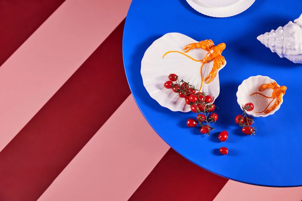 Lobsti 餐盘, White-orange Byon