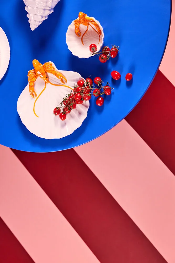 Lobsti 餐盘, White-orange Byon