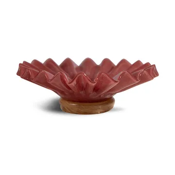 Lori 碗 M Ø18cm - 波尔多红_米色 - Byon