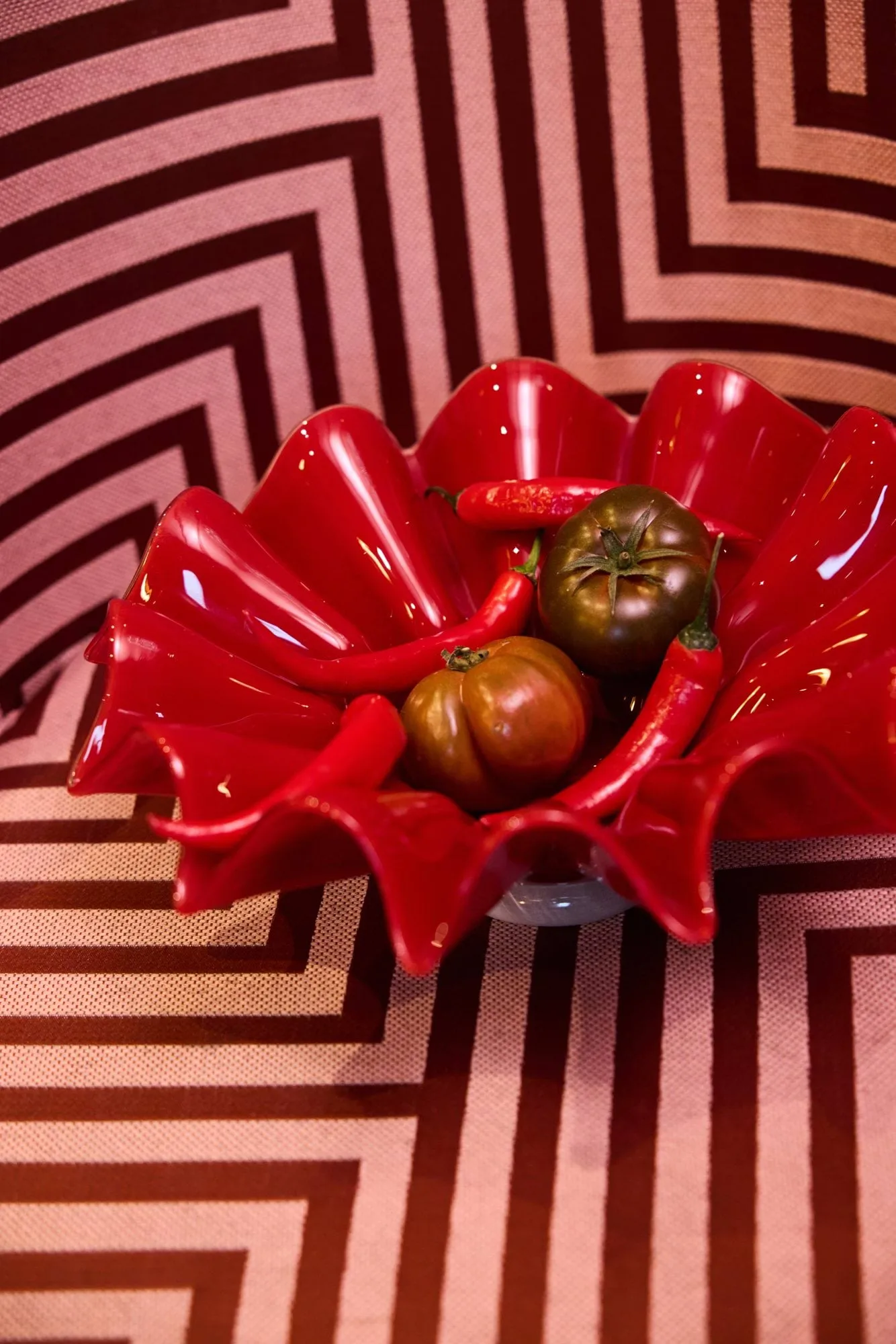 Lorin 碗, L码，直径30x11cm，红色 Byon