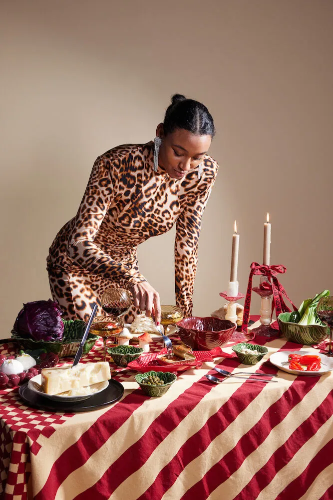 Love 桌布 150x280 cm, 红色 沙色 Byon