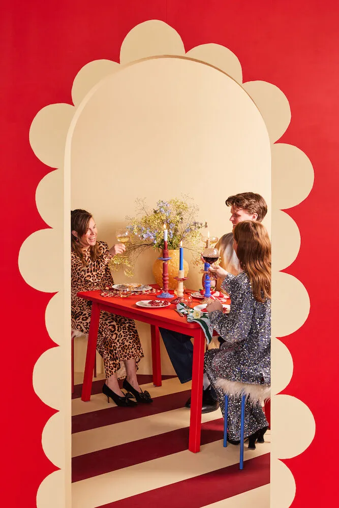 Love 餐巾纸 45x45 cm 两件套装, 绿色-浅蓝 Byon