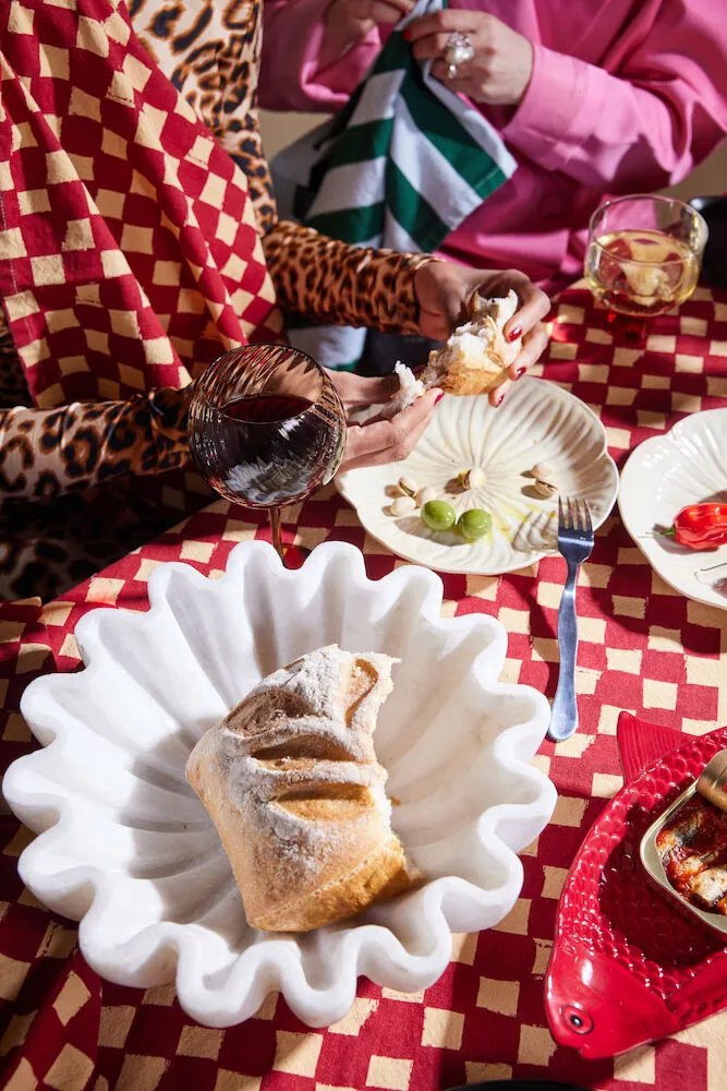 Love 餐巾纸 45x45 cm 两件套装, 红色 沙色 Byon