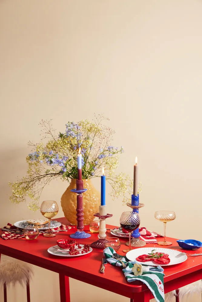 Love 厨房巾 50x70 cm 两件套装, 红色 沙色 Byon