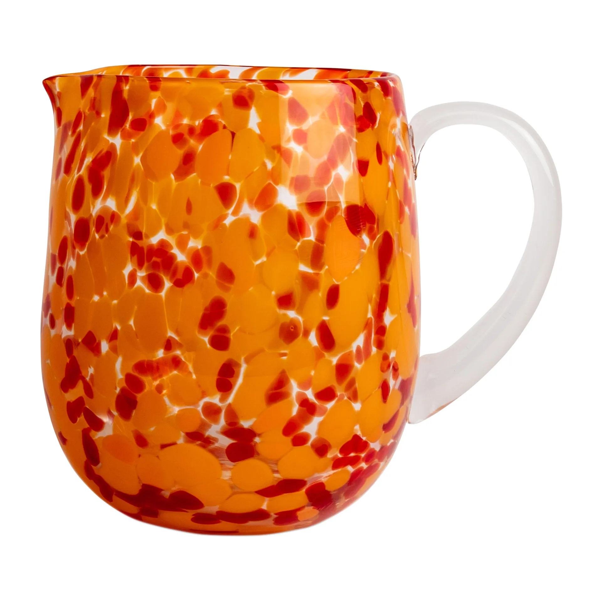 Messy jug round 2.8 l, 红色-橘色 Byon