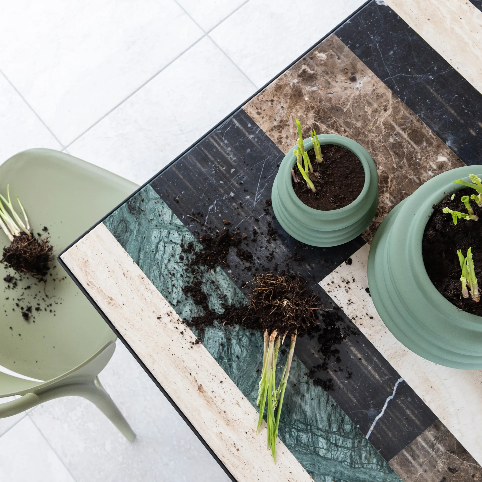 Mila 花瓶 15 cm, 绿色 Byon